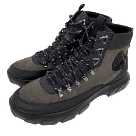 Karl Lagerfeld Suede & Leather Hiker Boots New